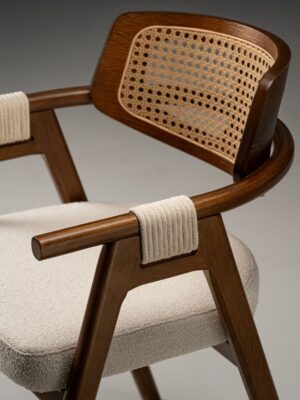 2 Aurora Cane Arm Chair